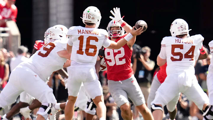 Arch Manning struggled against Ohio State's defense on Saturday. Arch Manning struggled against Ohio State's defense on Saturday.