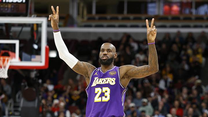 Jan 26, 2026; Chicago, Illinois, USA; Los Angeles Lakers forward LeBron James (23) reacts against the Chicago Bulls during the second half at United Center. Mandatory Credit: Kamil Krzaczynski-Imagn Images Jan 26, 2026; Chicago, Illinois, USA; Los Angeles Lakers forward LeBron James (23) reacts against the Chicago Bulls during the second half at United Center. Mandatory Credit: Kamil Krzaczynski-Imagn Images