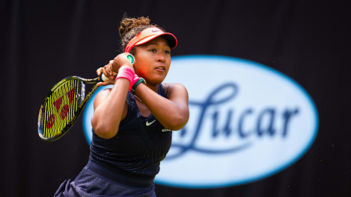 Naomi Osaka in action