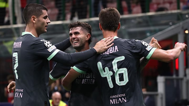 Christian Pulisic, Alvaro Morata, Matteo Gabbia