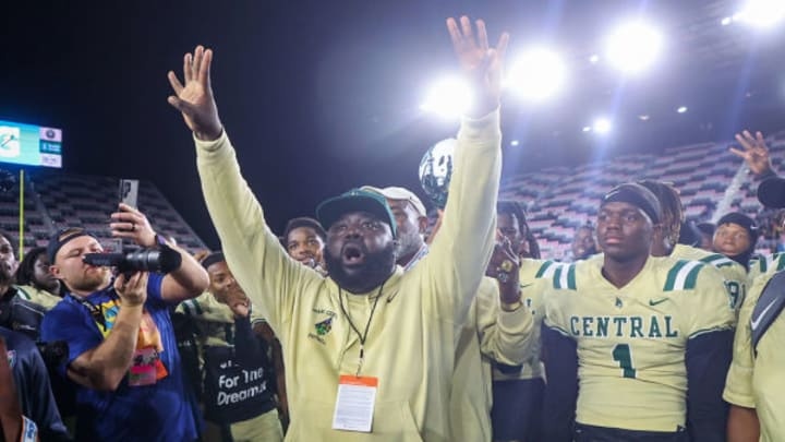 Miami Central head coach Jube Joseph 