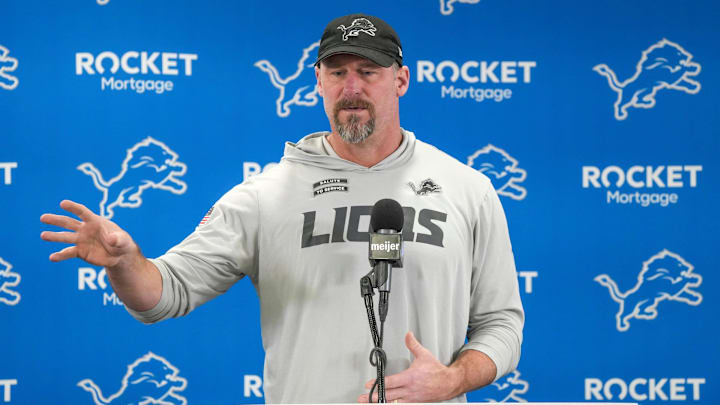 Detroit Lions head coach Dan Campbell.