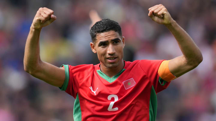 O madrilenho Achraf Hakimi, do PSG, é sempre um dos personagens do confronto entre Marrocos e Espanha