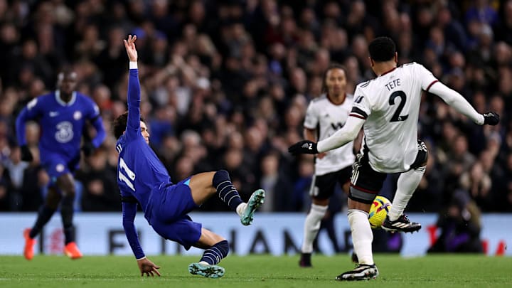 Nach dieser Grätsche wurde Felix vom Platz gestellt