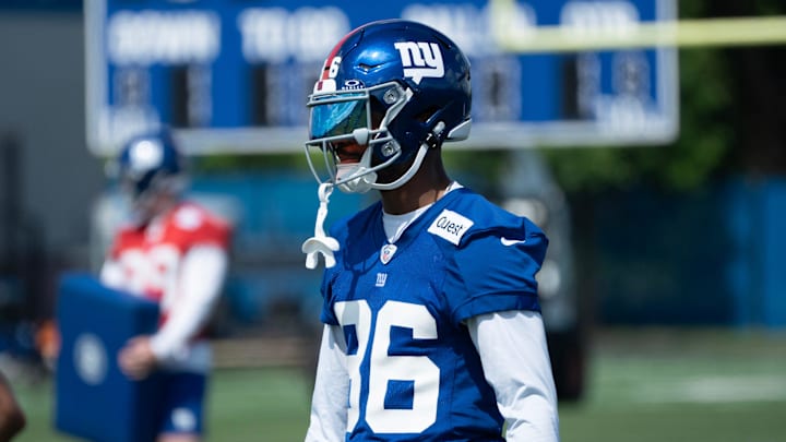 Darius Slayton, wide receiver. The NY Giants NFL team held an organized team activity at their training facility in East Rutherford, NJ on Thursday May 30, 2024.