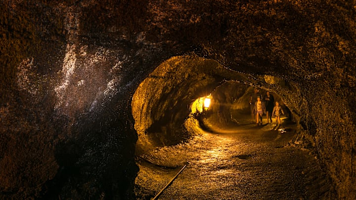 Hawaii is home to a number of lava tubes.