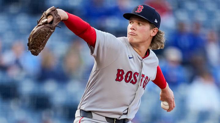 May 20, 2026; Kansas City, Missouri, USA; Boston Red Sox starting pitcher Connelly Early (71) pitches during the first inning against the Kansas City Royals at Kauffman Stadium. Mandatory Credit: Jay Biggerstaff-Imagn Images May 20, 2026; Kansas City, Missouri, USA; Boston Red Sox starting pitcher Connelly Early (71) pitches during the first inning against the Kansas City Royals at Kauffman Stadium. Mandatory Credit: Jay Biggerstaff-Imagn Images