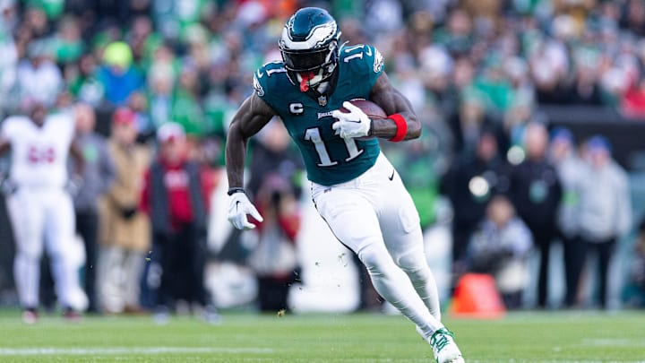 Dec 31, 2023; Philadelphia, Pennsylvania, USA; Philadelphia Eagles wide receiver A.J. Brown (11)