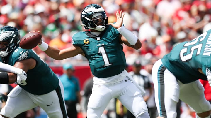 The Philadelphia Eagles and quarterback Jalen Hurts are favored in Week 6. 