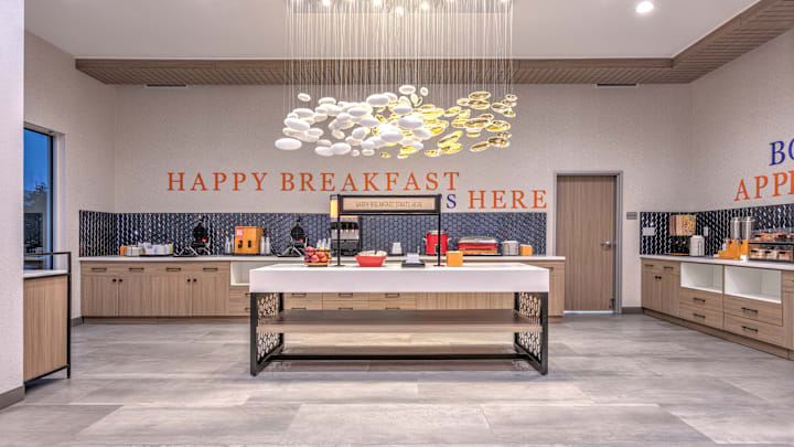 For a Limited-Time Only: Celebrate Hampton by Hilton’s 40th Anniversary with Birthday Cake Waffles. Image courtesy of Hampton by Hilton