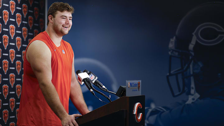 For Ozzy Trapilo, it was lining up with backups at left tackle behind Kiran Amegadjie when practices at OTAs began. For Ozzy Trapilo, it was lining up with backups at left tackle behind Kiran Amegadjie when practices at OTAs began.