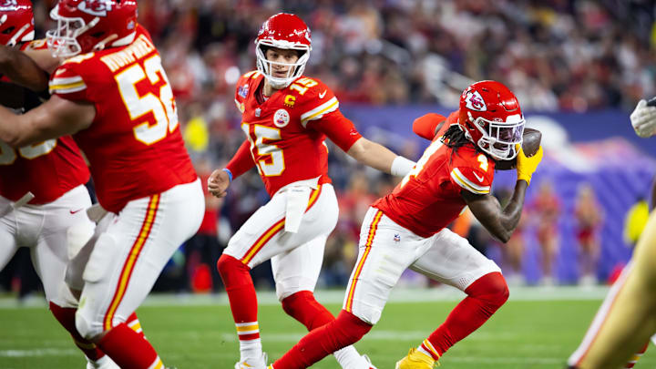 Rashee Rice caught seven TDs in his rookie season as the Chiefs' leading wide receiver