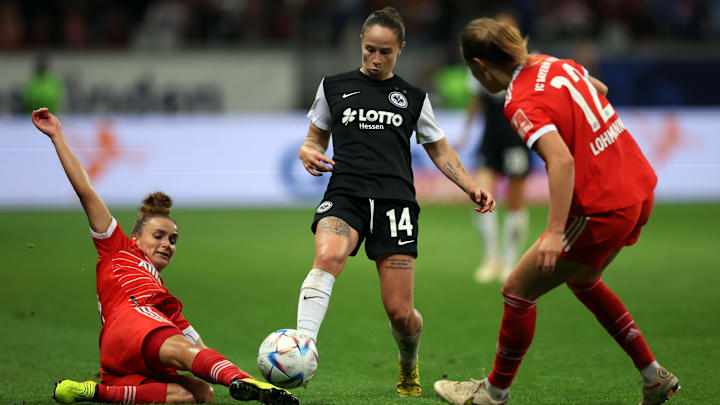 Lina Magull, Geraldine Reuteler und Sydney Lohmann haben alle einen Vertrag bis 2024 Lina Magull, Geraldine Reuteler und Sydney Lohmann haben alle einen Vertrag bis 2024