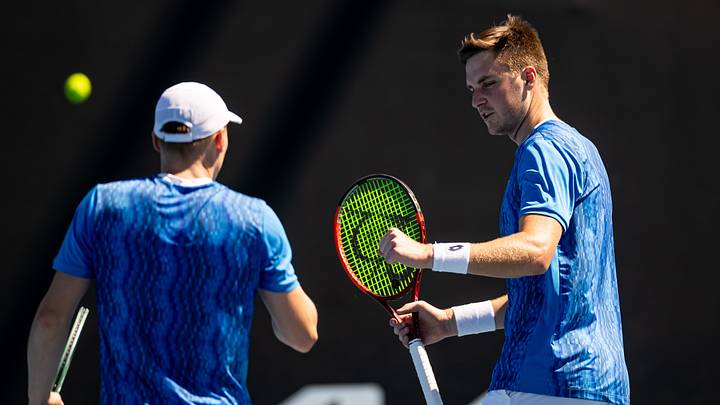 Henry Patten and Harri Heliovaara advanced to the men's doubles semifinals at Wimbledon. 