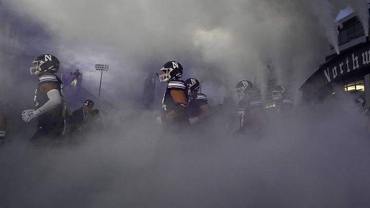 The Northwestern Wildcats take the field at Northwestern Medicine Field at Martin Stadium on Sept. 19. The Northwestern Wildcats take the field at Northwestern Medicine Field at Martin Stadium on Sept. 19.
