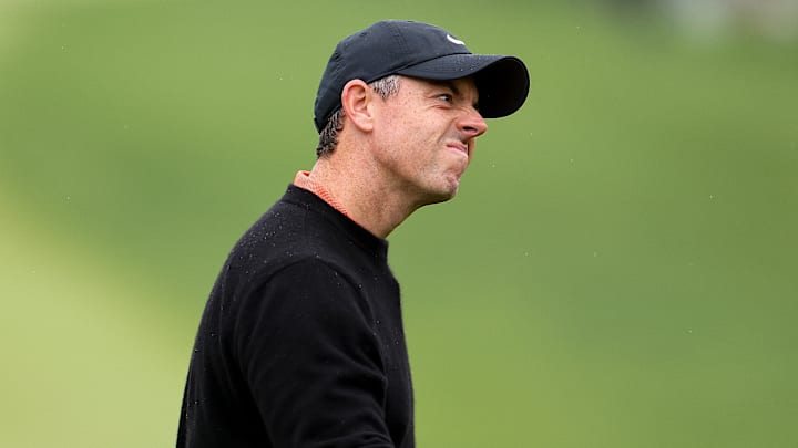 Rory McIlroy during the second round of the 2025 Truist Championship