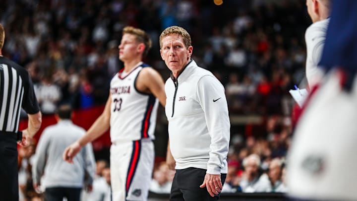 Gonzaga head coach Mark Few.