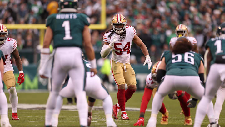 San Francisco 49ers linebacker Fred Warner (54)
