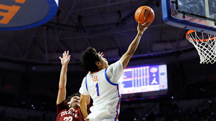 Florida Gators guard Xaivian Lee had another strong outing in the win over Colgate.