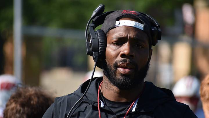 Wisconsin QBs coach Kenny Guiton. Wisconsin QBs coach Kenny Guiton.