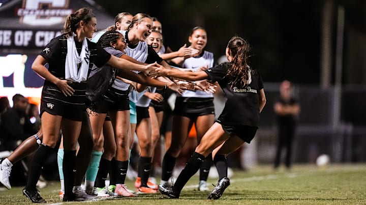Wake Forest Women's Soccer earned its first road win of the season in Charleston, S.C., when they took down the Cougars, 2-0.