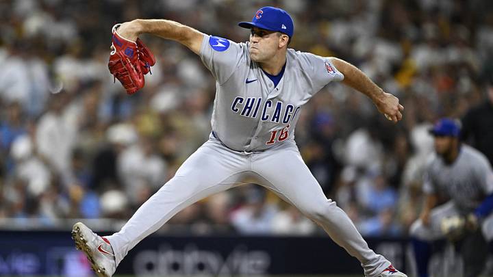 Sep 29, 2026: Chicago Cubs pitcher Matthew Boyd (16) pitches against the San Diego Padres during the first inning during game one of the Wildcard round for the 2026 MLB Playoffs at Petco Park. Credit: Denis Poroy-Imagn Images Sep 29, 2026: Chicago Cubs pitcher Matthew Boyd (16) pitches against the San Diego Padres during the first inning during game one of the Wildcard round for the 2026 MLB Playoffs at Petco Park. Credit: Denis Poroy-Imagn Images