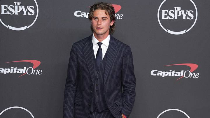Jack Hughes arrives on the red carpet before the 2026 ESPY Awards at Lincoln Center. Mandatory Credit: Kirby Lee-Imagn Images Jack Hughes arrives on the red carpet before the 2026 ESPY Awards at Lincoln Center. Mandatory Credit: Kirby Lee-Imagn Images