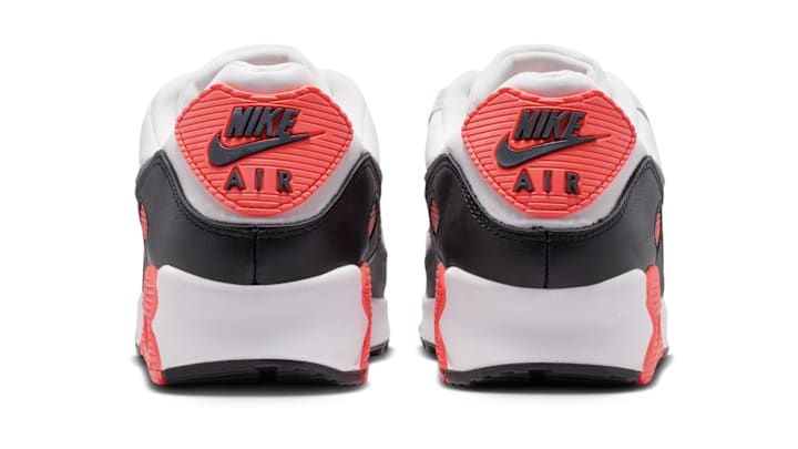 The Nike Air Max 90 "Infrared" colorway.