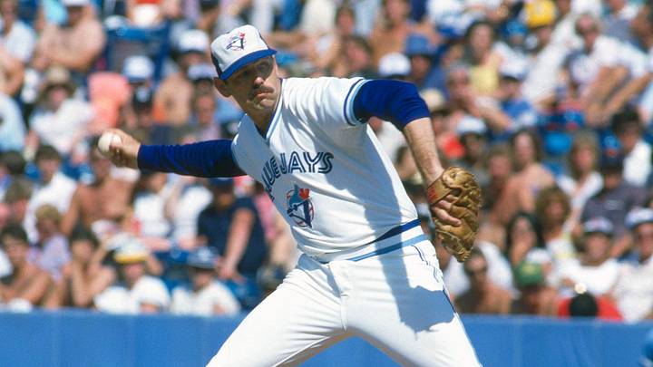 Doyle Alexander pitching for Blue Jays Doyle Alexander pitching for Blue Jays