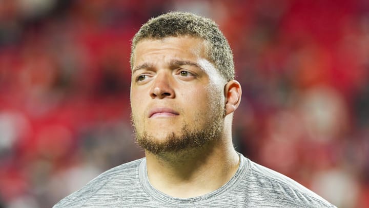 Cleveland Browns right guard Teven Jenkins