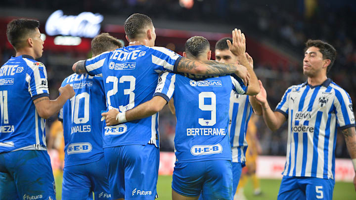 Brandon Vazquez (#23) is making friends fast in Monterrey. Three games into his Liga MX career, Vazquez has three goals.