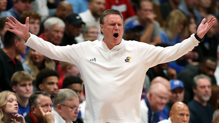 Kansas basketball head coach Bill Self