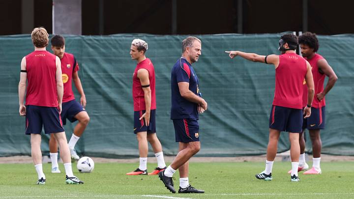 Fc Barcelona Training And Press Conference - Laliga Ea Sports