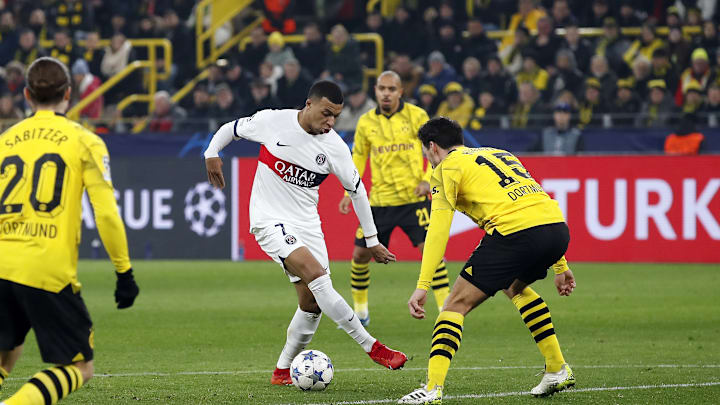 How do PSG and Dortmund arrive at their Champions League match?