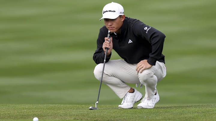 Collin Morikawa disagreed with Lucas Glover that AimPoint needs to be banned. 