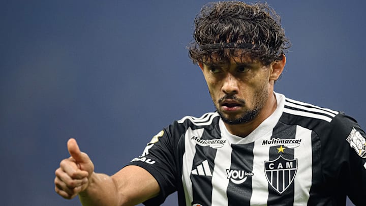 Gustavo Scarpa em partida do Atlético-MG 