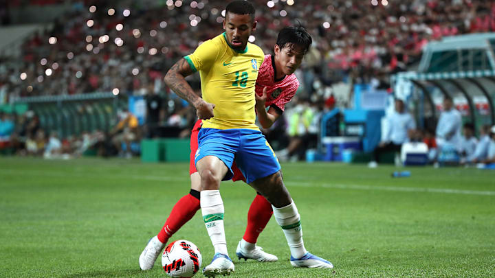 Gabriel Jesus entrou no segundo e marcou para a Seleção Brasileira contra a Coreia do Sul 