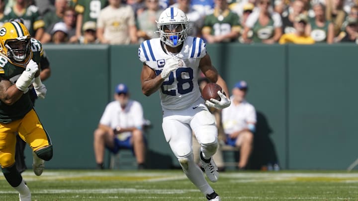 Indianapolis Colts running back Jonathan Taylor.