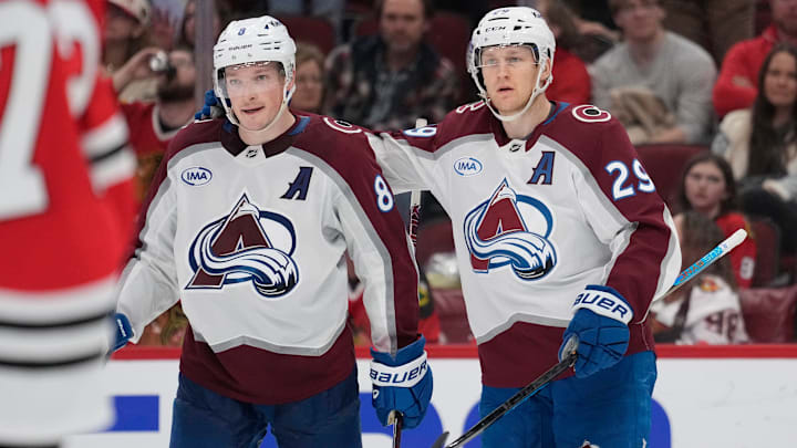 Nathan MacKinnon and Cale Makar are gunning for personal milestones as the Colorado Avalanche's season winds down.