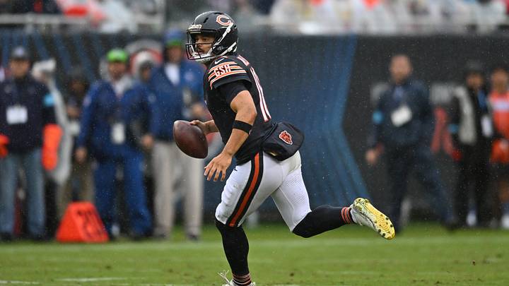 Chicago Bears quarterback Caleb Williams. Chicago Bears quarterback Caleb Williams.
