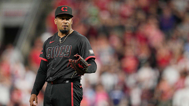 Cincinnati Reds pitcher Alexis Diaz