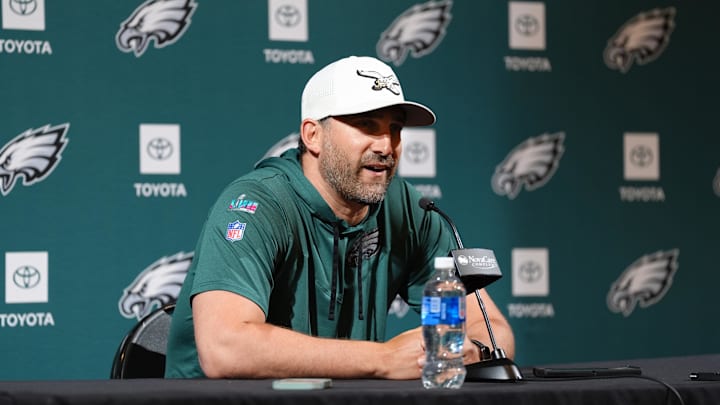 Nick Sirianni spoke about the Cowboys trade on Sunday.