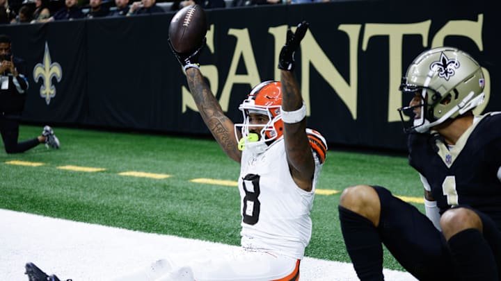 Former Cleveland Browns wide receiver Elijah Moore.