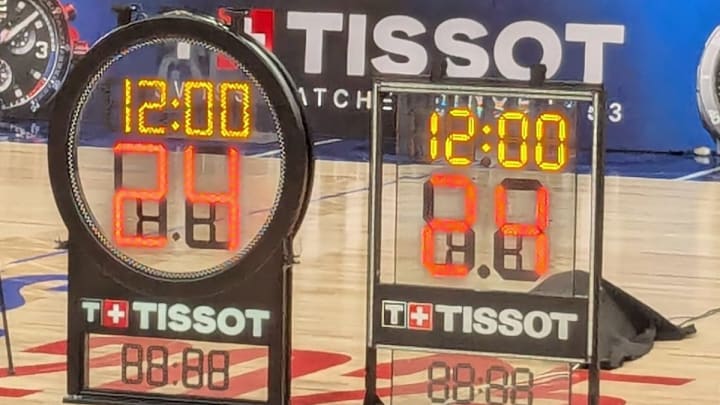 The NBA is changing the shape of their shot clocks in 2025.