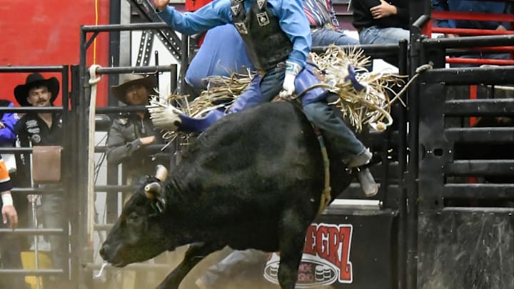 Bull rider battles it out at Badlands Circuit Finals 
