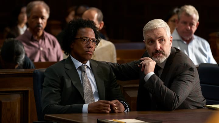 ACCUSED: L-R: Nick Cannon and Patrick Masurkavitch in the "Marcus' Story" episode of ACCUSED airing Tuesday, Oct 22 (8:00-9:00 PM ET/PT) on FOX. © 2024 Fox Media LLC. CR: /FOX.