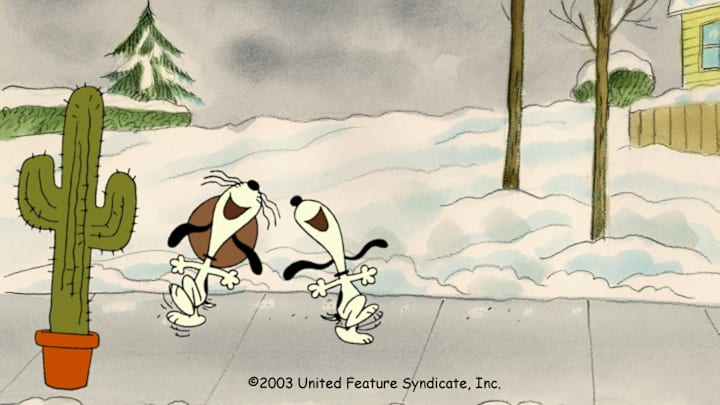 I WANT A DOG FOR CHRISTMAS, CHARLIE BROWN! - This holiday season, ABC once again airs the PEANUTS Christmas special "I Want a Dog for Christmas, Charlie Brown," produced and animated by the same team that gave us the other, now classic cartoon specials based on Charles M. Schulz's famed comic strip. "I Want a Dog for Christmas, Charlie Brown" airs SUNDAY, DEC. 22 (7:00-8:00 p.m. EST), on ABC. "I Want a Dog for Christmas, Charlie Brown" centers on ReRun, the lovable but ever-skeptical younger