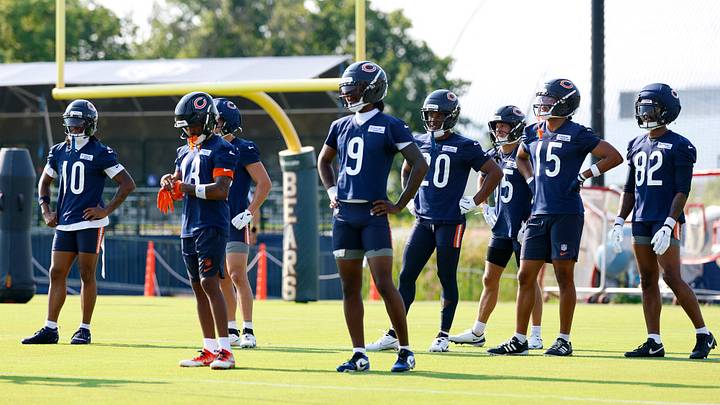 The speed and talent of this Bears receiver corps is going to make it tough for any newcomer to crack the to six or five. The speed and talent of this Bears receiver corps is going to make it tough for any newcomer to crack the to six or five.
