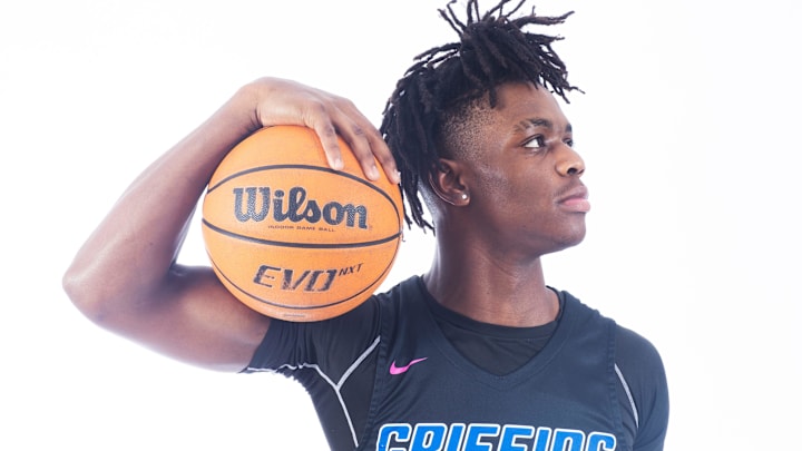 Senior power forward Patrick Johnson is one of the leaders for the Gateway Charter Griffins headed into the 2024-25 basketball season.