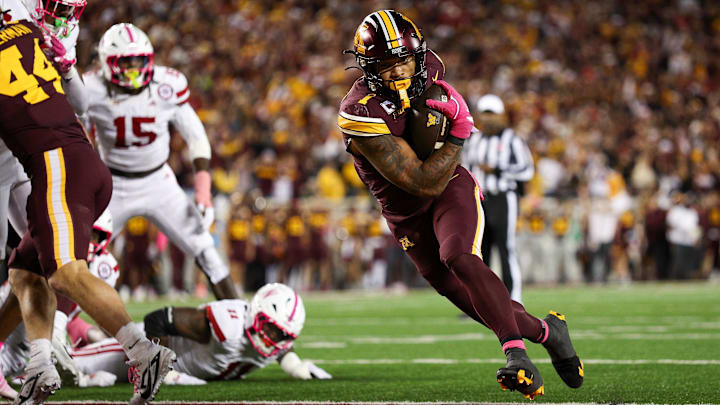 Minnesota rushed for under 70 yards in six of its nine games against Big Ten competition, but the Gophers exploded for 186 against Nebraska on an eye-opening Friday night in Minneapolis.